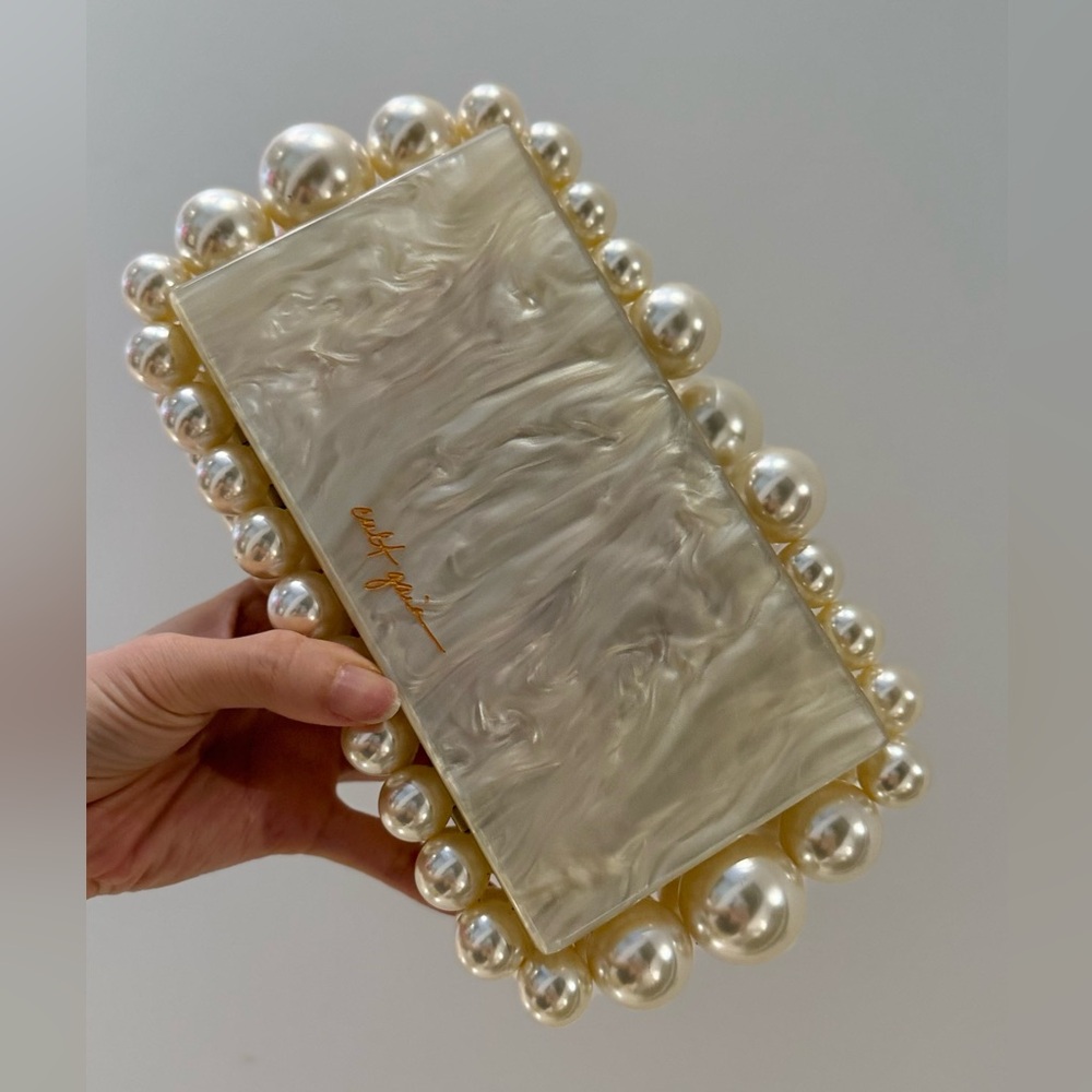 Cult Gaia Eos Pearl Box Clutch - Picture 3 of 16